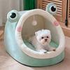 Cartoon Style Pets Sleeping Cave Foldable Pet Sleeping Bed Warm Cat Sleep Bed  Kitten