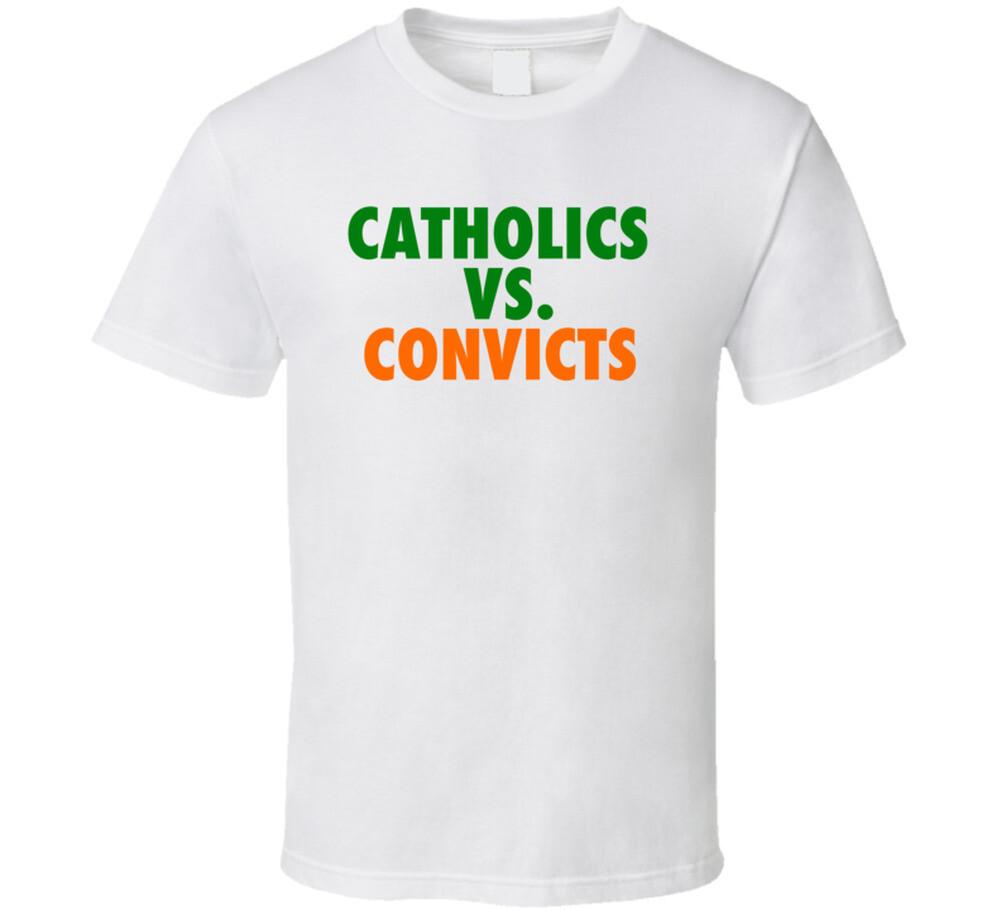 Catholics vs Convicts 1988 College Rivalry Football Sport T shirt