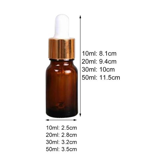 Пипетка для жидкости из янтарного стекла с реагентом Пустая пипетка