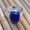 Серебро 925 пробы, кольцо из ляпис-лазури, дизайнерское кольцо ручной работы, овальное кольцо, эффектное кольцо, кольцо с драгоценным камнем, кольцо безеля, подарок на годовщину