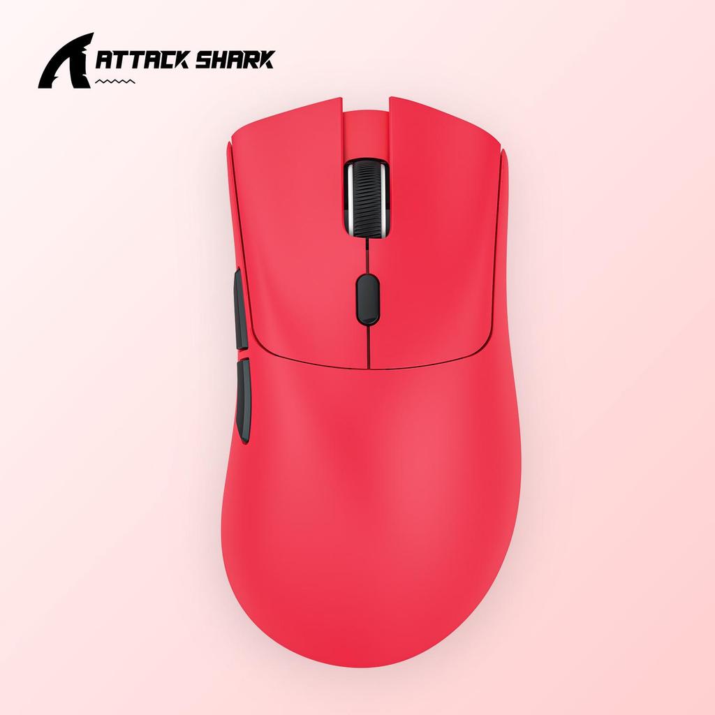 Attack Shark R1 Легкая игровая мышь с тремя режимами Bluetooth и беспроводным подключением PAW3311 для ноутбуков