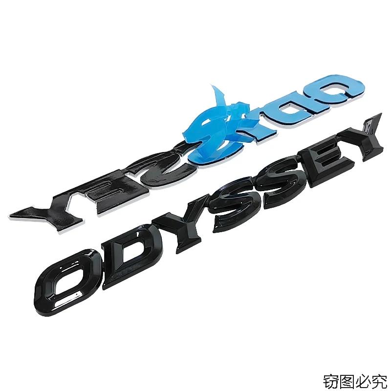 ABS Наклейки с буквами для автомобиля для Honda ODYSSEY Логотип Наклейки Автомобильные Боковые Задний Багажник 3D Эмблема Значок Модификация Стайлинг Декорация
