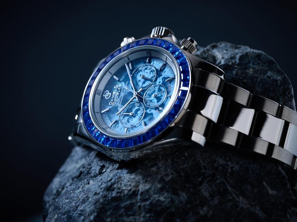 Daniel Douglas Автоматические Аналоговые Золотые и Серебристые & Мужские Часы, DD8812, (синий)