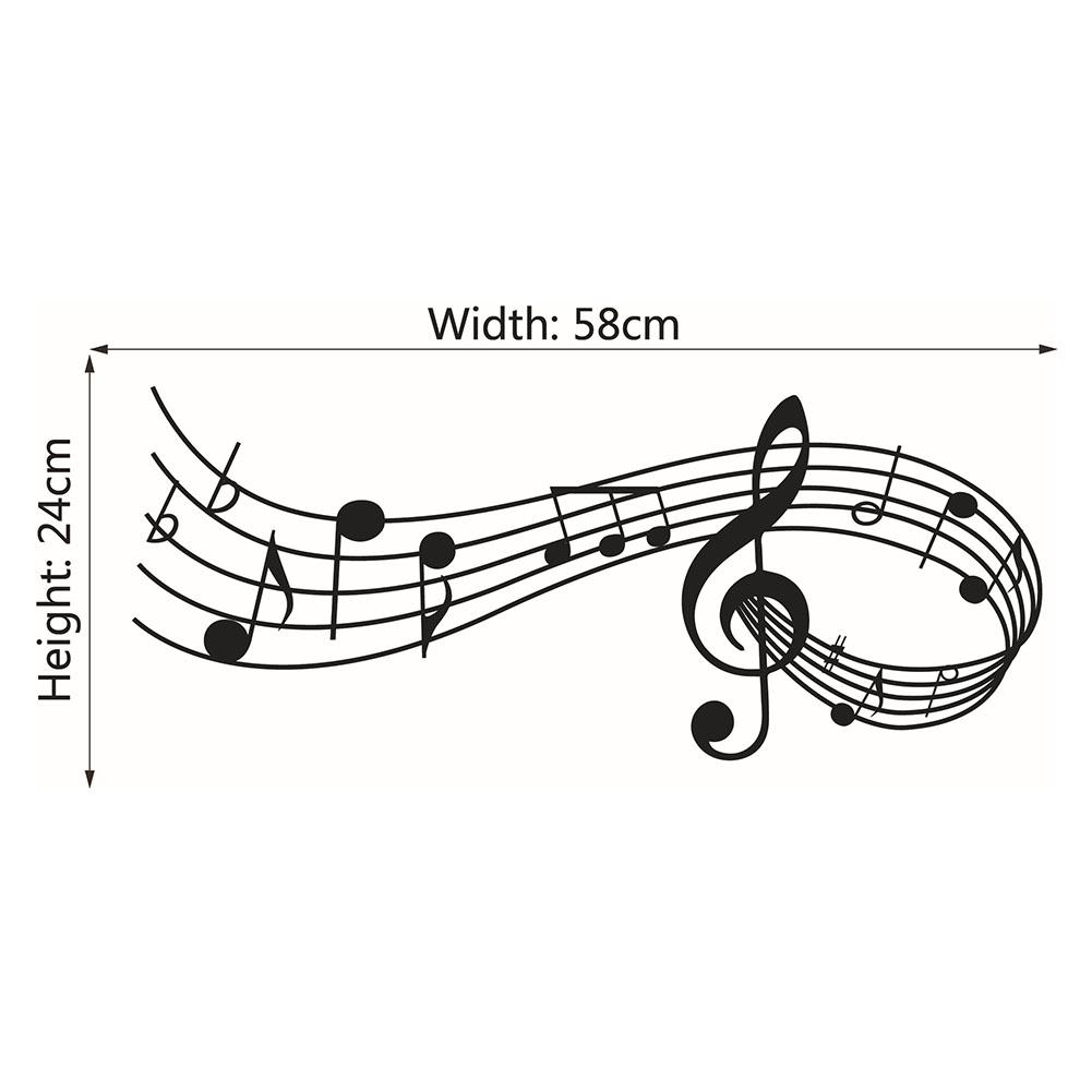Наклейка на стену Кухонный принт Ванная Спальня Покрытие Декор Мебель Гостиная Нота Съемный Винил