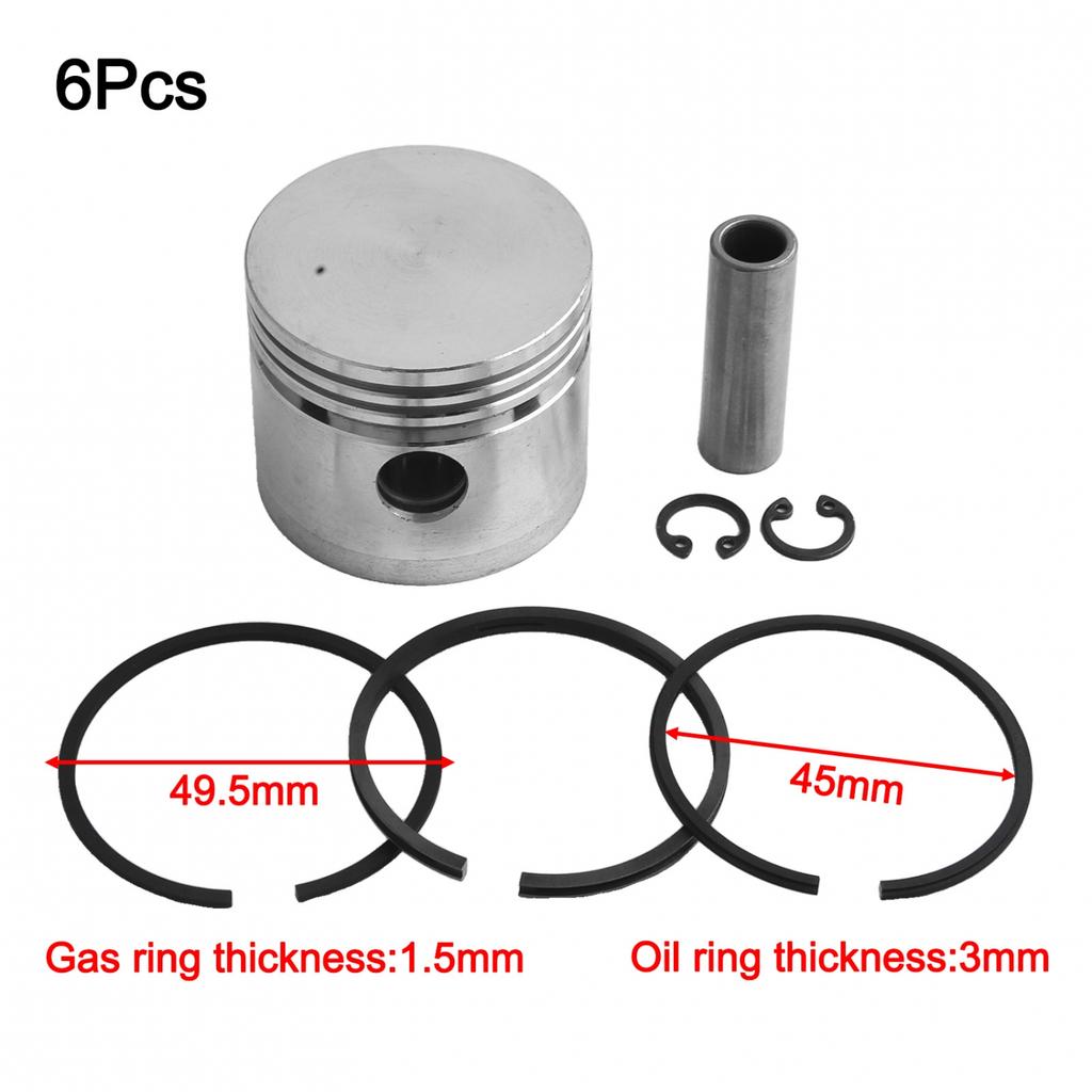Light Weight Air Compressor Piston Air Pump Accessories Piston Rings Parts