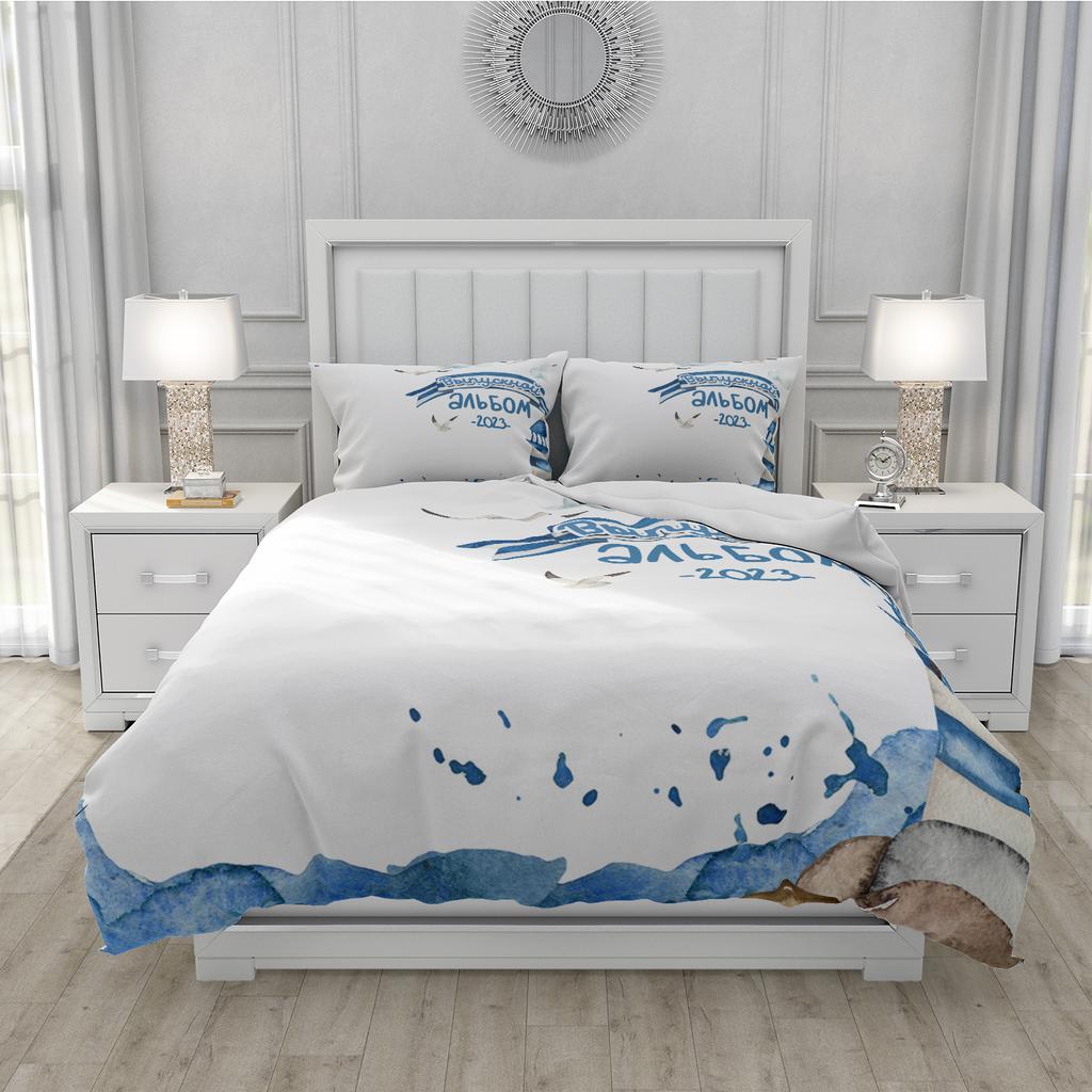 3D Printed Cartoon Style Duvet Cover Kit Ultra-fine Fiber Pillowcase 2024 New Wholesale Cute And Comfortable Animal Kit