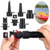 6Pcs Inflatable Air Pump Hose Nozzles Valves Adapter Inflatable Boat SUP Pump Adapter Paddle SUP Board Boat Accessories