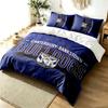 Canterbury Bulldogs 3pc Duvet Cover Set Simple Modern Bedding Set Wrinkle Resistant Soft Fabric All Season Use a perfect gift