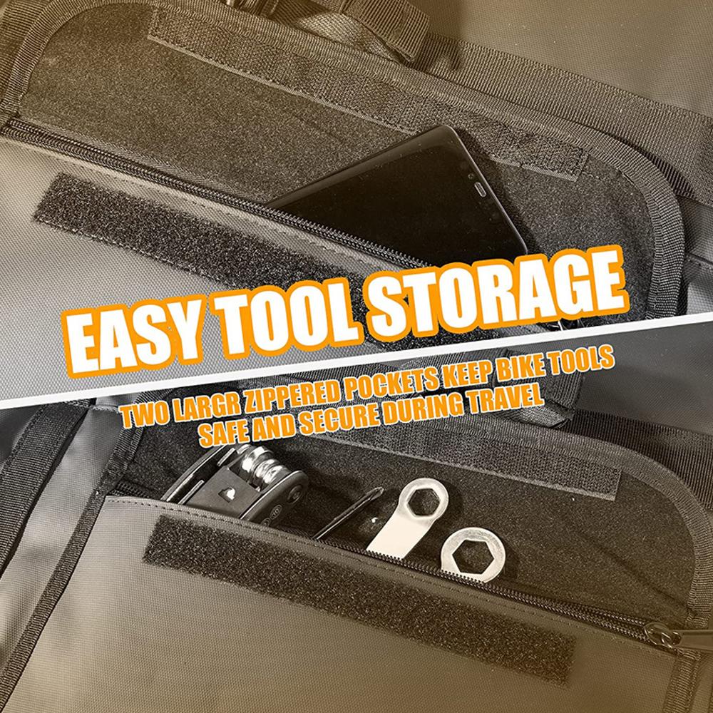 Защитная накладка на задний борт для пикапа для перевозки до 5 горных велосипедов с 2 карманами для инструментов