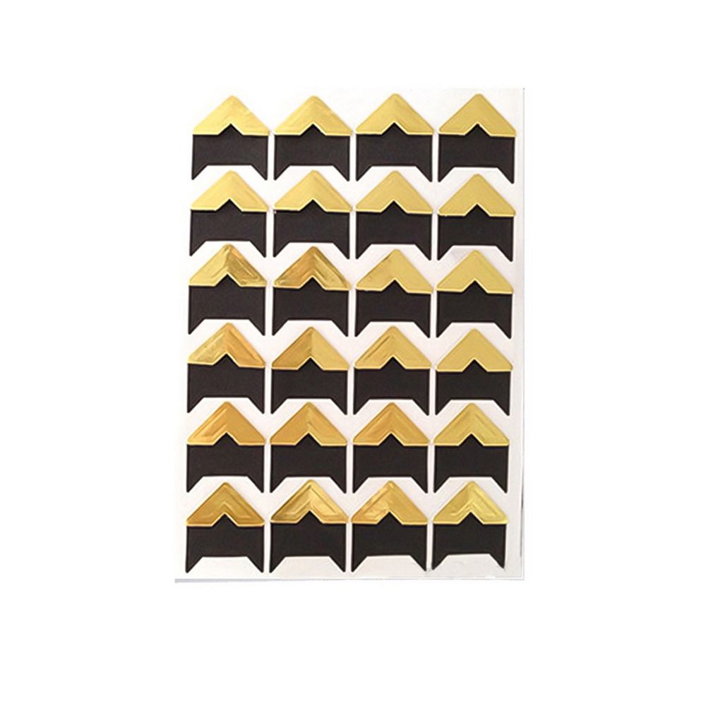 Kraft Paper Scrapbooking Scrapbook Sticker Corner Sticker Photo Albums Picture Frame Decoration