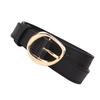 Простой ремень поясной ремень уникальная золотая пряжка однотонный ПУ ремень поясной ремень для платья