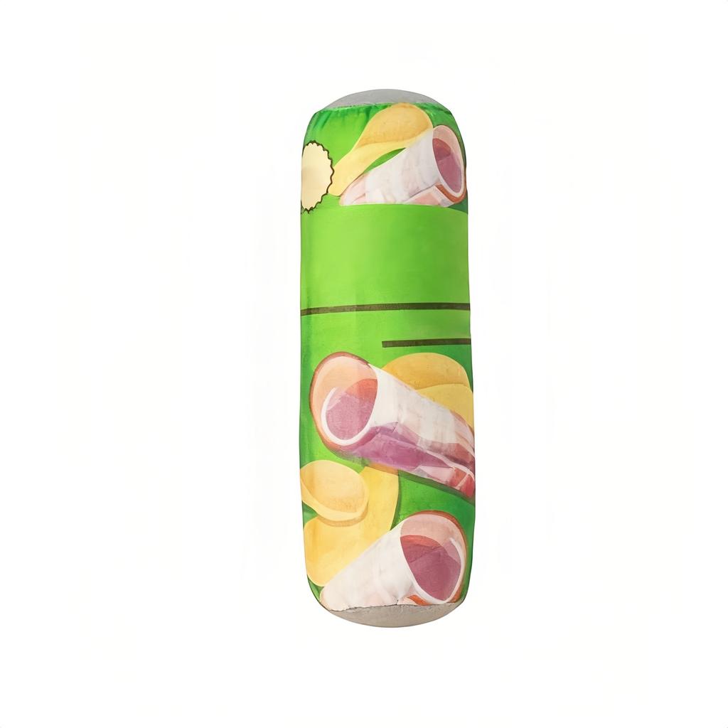 Toy Real-Like Food Plush Toy Set Series 3 Version Cute Bread Potato Chip Canister Series Sound Accessories Gift for Christmas (Potato