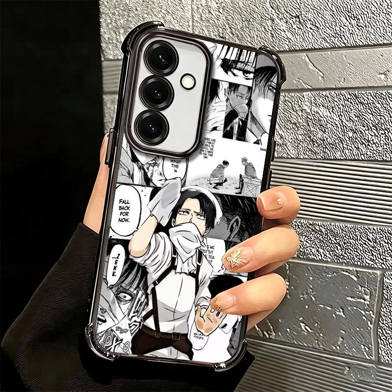 A-Атака Титанов Аниме Покрытие Чехол Для Телефона Для Samsung A17 A07 A37 A57 A16 A56 A15 A55 A14 A54 A13 A53 A26 A36 A25 A35 A24 A34