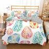 Egg Duvet Cover Set Easter Eggs Cartoon Childish Style Twin Bedding Set Kids Teens Double Queen King Size Polyester Quilt Cover