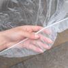 Disposables Car Cover With Elastic Band Clear PE Car Shield Water/Rain/Dust Proof Garage Temporary Transparent Auto Protective