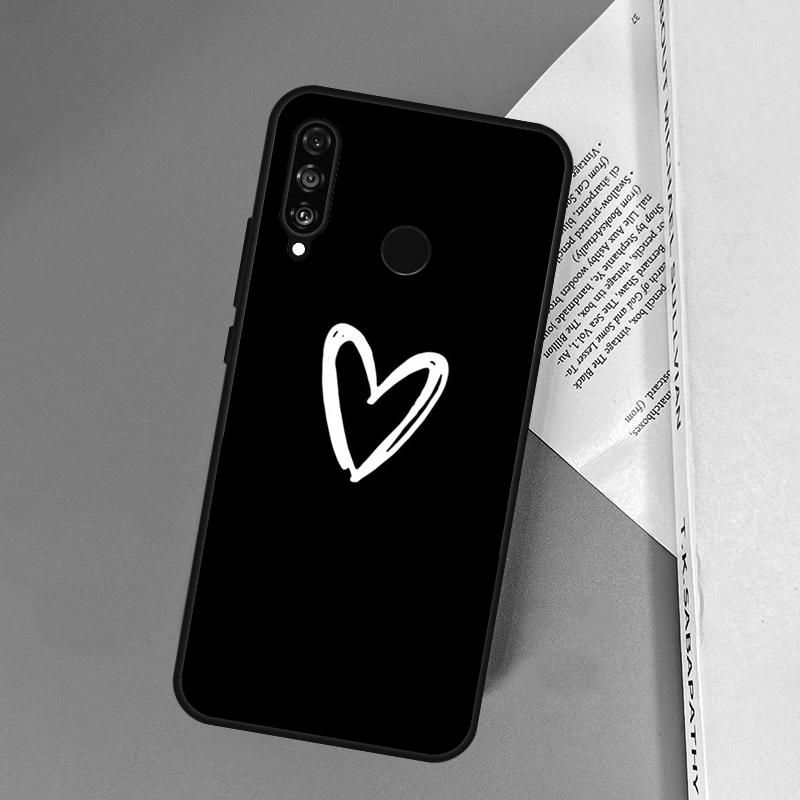 Милое Красивое Маленькое Белое Сердце Для Huawei Nova 11i 12i 12s 8i 7i Y73 Y70 Y90 Y60 Y72 Y61 Y91 9 10 SE P30 Pro P40 Lite Чехол