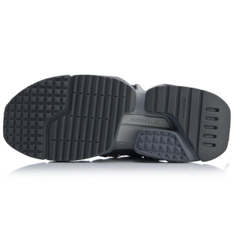 Li Ning Pangu Trek 2019 New York Fashion Week износостойкие дышащие низкие спортивные повседневные туфли мужские кроссовки снежно-серые AGLP075-6