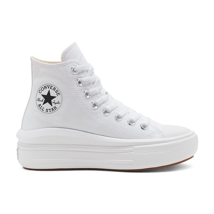 Converse Chuck Taylor All Star High Move White Ivory Женские кроссовки Natural-Ivory Black 568498C