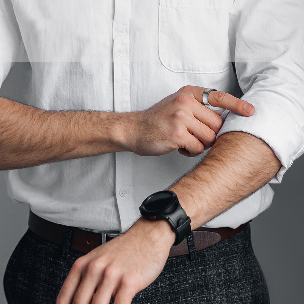 Смарт-кольцо SACOSDING, титановые смарт-кольца военного класса, водонепроницаемые, для здоровья, отслеживания сердечного ритма, кислорода в крови, многоспортивные режимы