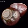 Tao Ding Xuan Colorful Gold Oil Drop Starry Meteor Couple Cups Gift Set