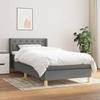 3130466 vidaXL Divan Bed with Mattress Dark Grey 80x200 Cm Fabric