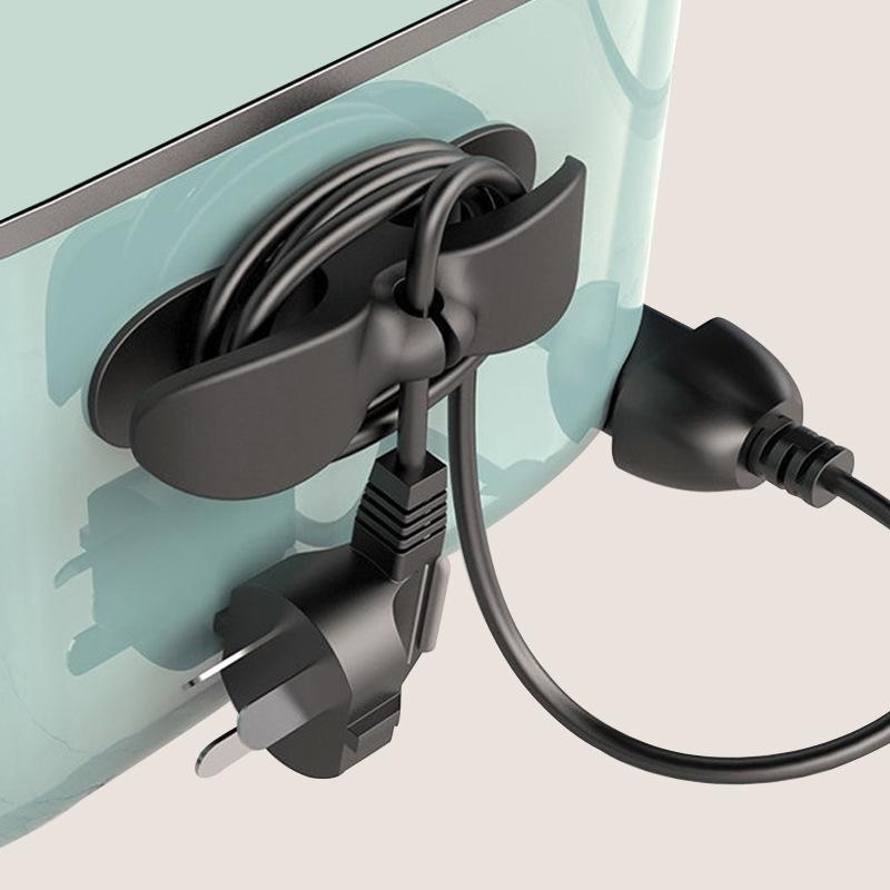Creative Hole Free Plug, Wire Storage and Fixation Device, Socket Cable Management Device, Winding Device, Household Kitchen Power Cord Obstruction