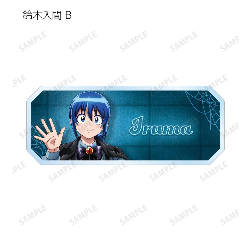 Добро пожаловать в Demon Оригинальная Иллюстрация Черная Координация Торговые Акриловые Именные Таблички Коробка 12 Штук Школа! Ирума-кун Вер.