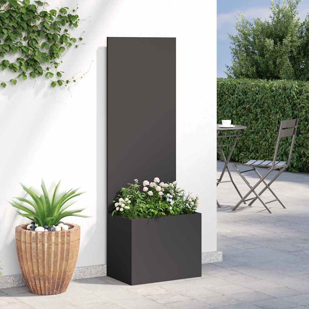 Garden Privacy Screen Canvas Black 50 x 150 cm