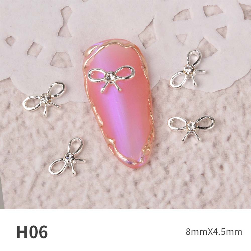 Pearl Manicure Super Flash DIY Nail Art Decorations Nail Jewelry Crystal Bow Nail Rhinestones
