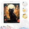 RUOPOTY Black Cat Diy Painting By Number Animals Acrylic Paint For Crafts Diy Gift Marker By Numbers Handpainted On Canvas 60x75cm