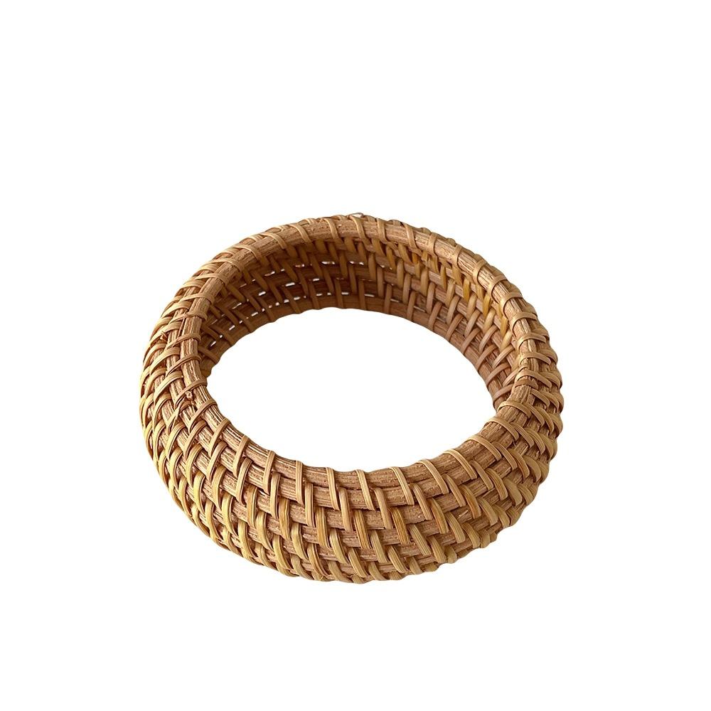Классический плетеный браслет из ротанга, винтажный богемный плетеный браслет, браслет в этническом стиле, отпуск