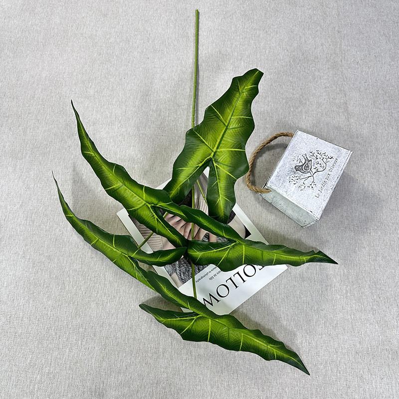 Искусственное растение Алоказия Одора Торговый центр Отель Внутренний двор Зеленое декоративное растение