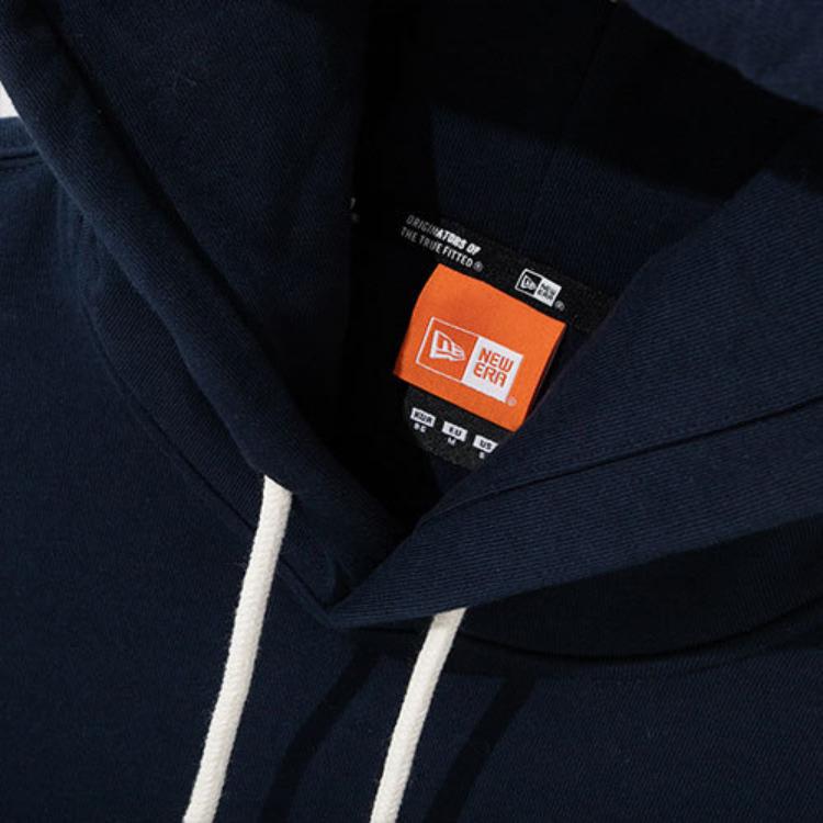 New Era Худи с принтом логотипа FW21 Унисекс худи Темно-синий 12866420