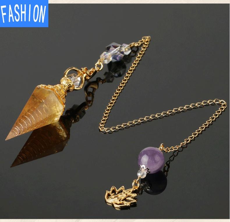 Смешанная аура, маятник природного духа, хрустальный кулон для йоги, позолоченный Будда, идея для медитации, концентрированные ювелирные изделия