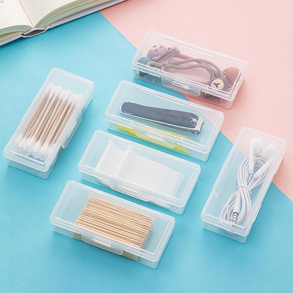 Portable Travel Medicine Box Cotton Swab Holder Case Detal Floss Jewelry Organizer Dust-proof Container Accessories