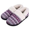 Comwarm Warm Cotton Slippers For Women Men Autumn And Winter Flats Soft Non-slip Fluffy Slippers Design Slides Indoor House Shoe
