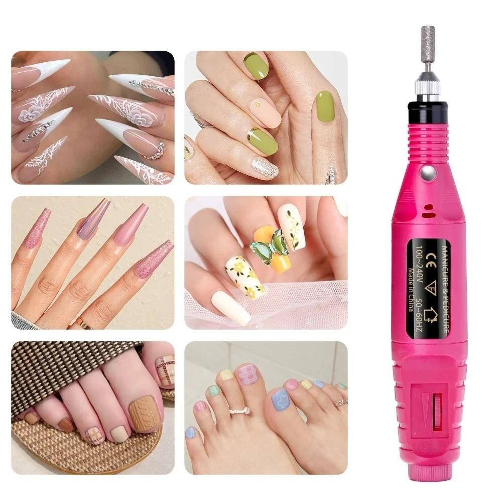 High-Speed Electric Nail Drill Machine Portable Manicure Mill Equipment  Nail Art Tools