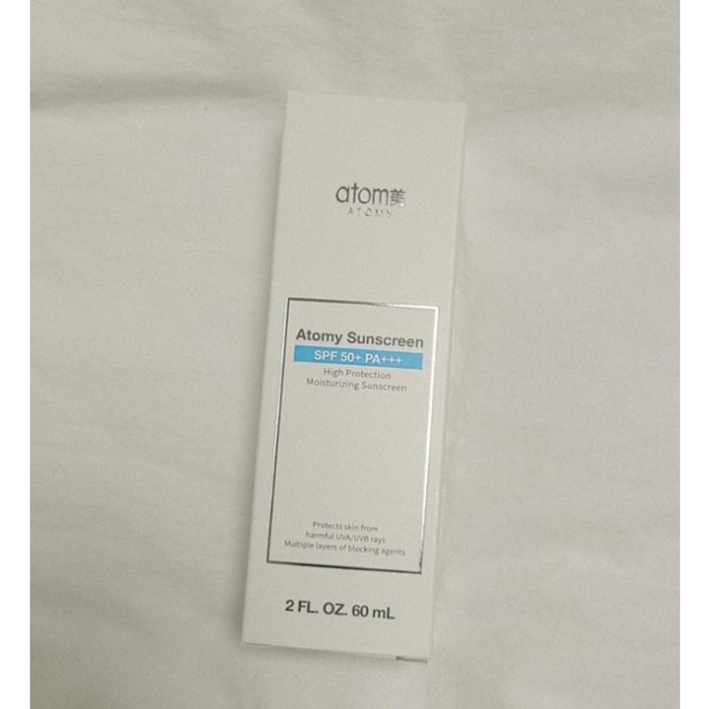 2 Atomy Sun Cream White (SPF50+ PA+++) + Portable Wet Tissue Gift, 50ml