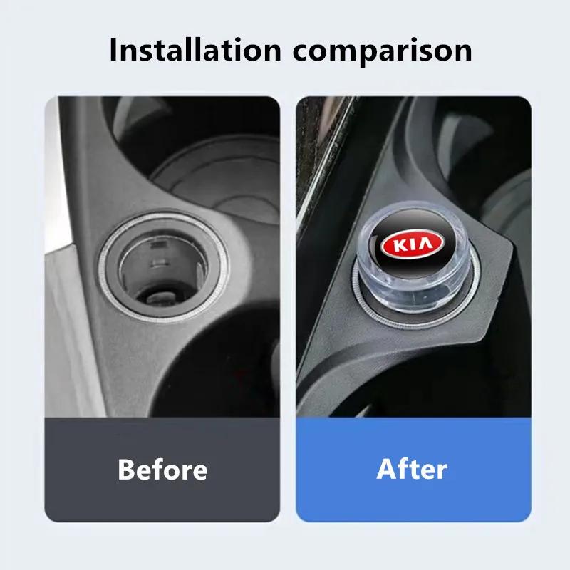BBEE3 Car Cigarette Lighter Dust Cover Dustproof Cap Plug for Kia Ceed Picanto Rio Sportage Cerato Soul Accesspries