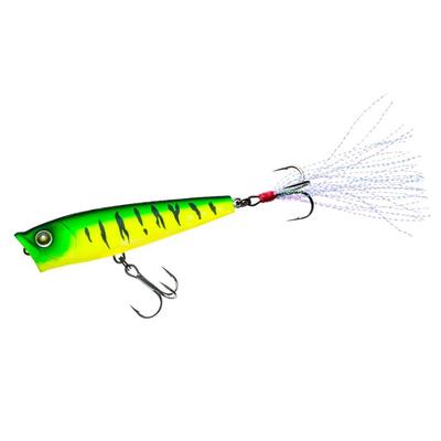 YO-ZURI Bass Lure 3DR-X Popper Floating 65mm, Matte Fire Tiger