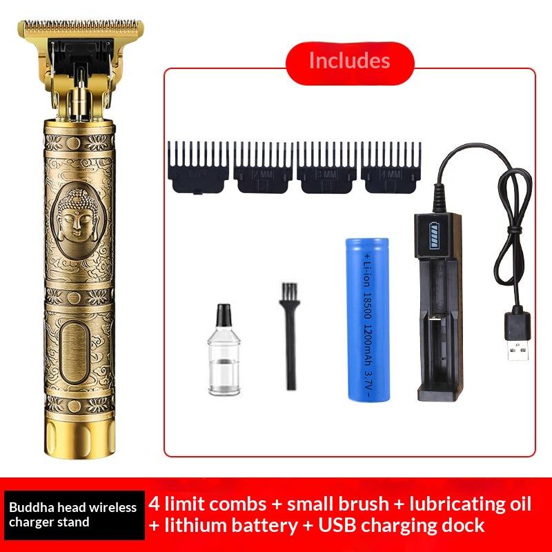 New multifunctional hair clipper electric clipper hair clipper hair clipper oil clipper shaving razor bald hair clipper rechargeable