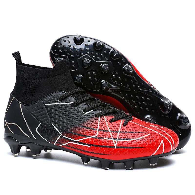 High-Top Football Cleats TF Artificial Turf Kids Youth Adults Training Soccer Shoes
