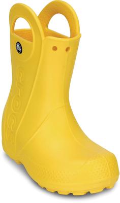 Резиновые сапоги Crocs Handle It, Детские, Желтые, YLW12803-730-2019, Цена онлайн, Дождливая погода (Желтый/19.5/Юн.)