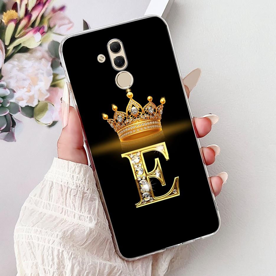 For Huawei Mate 20 Lite Case SNE-AL00 Stylish Crown Letters Cover Soft Slim Phone Case For Huawei Mate 20 Pro Mate20 Lite Fundas