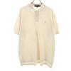 Polo by Ralph Lauren Short Sleeve Polo Shirt XL Ivory Fawn Men's Used