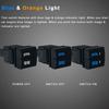 12V Led Dual Push Button Switch Front Rear Fog Lights Power Charger For Toyota Prado Hiace LandCruiser RAV4 Camry Corolla