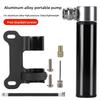 Bicycle Mini Pump Portable Aluminum Alloy American and French Mouth Universal Handheld Air Pump Riding Accessories