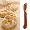 Bread Lame Cutter with 5 Stainless Steel Blades Wood Carved Handle Sourdough Bread Baker Scoring Slashing Tool Kitchen Baking Supplies