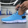 New Men'S Running Shoes Soft Soles Lightweight Innovative Design Sneakers Monochrome Mesh Breathable Fitness Leisure Men'S Shoes