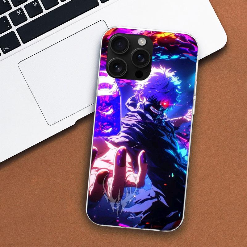 Чехол для телефона G-Ghoul Tokyo Kaneki Ken для iPhone 11 12 13 Mini 14 15 Plus 17 Air 16 Pro Max 16E 7 8 SE 2020 Индивидуальный печатный чехол
